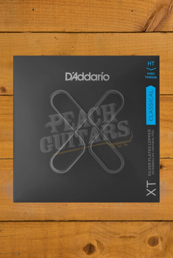 D'Addario XTC46 Coated Silver Plated Copper Classical Guitar Strings - Hard Tension