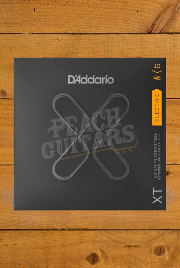 D'Addario XTE1046 Coated Nickel Plated Steel Electric Guitar Strings - 10-46