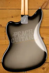 Fender Limited Edition Player Fusion Jaguar Baritone - Ebony - Silverburst