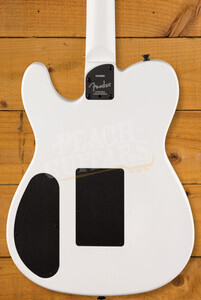 Fender Jack White Triplesonic Acoustasonic Telecaster | Satin Arctic White w/Black Top