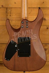 Schecter C-1 Exotic Spalted Maple - Satin Natural Vintage Burst