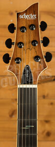 Schecter C-1 Exotic Spalted Maple - Satin Natural Vintage Burst