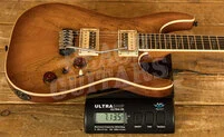 Schecter C-1 Exotic Spalted Maple - Satin Natural Vintage Burst