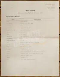 Novo Nucleus Miris J | Purple Stranger - Parchment Pickguard