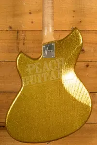 Novo Custom Series Serus J | Your Gold Dress Sparkle - Aged Pearloid Pickguard