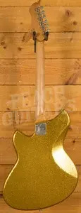 Novo Custom Series Serus J | Your Gold Dress Sparkle - Black Pickguard