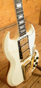 Gibson Custom 60th Anniversary 1961 Les Paul SG Custom With Sideways Vibrola | Polaris White *Used*