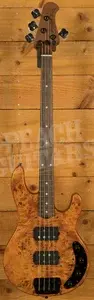 Sterling RAY34HHPB StingRay HH Bass - Burled Amber