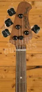 Sterling RAY34HHPB StingRay HH Bass - Burled Amber