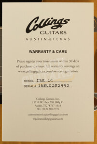 Collings I-35 LC Blonde