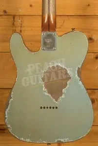 Fender Custom Shop Masterbuilt Dale Wilson 57 Tele - Heavy Relic Ice Blue Metallic