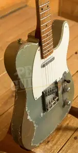 Fender Custom Shop Masterbuilt Dale Wilson 57 Tele - Heavy Relic Ice Blue Metallic