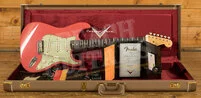 Fender Custom Shop 61 Strat Journeyman Relic - Faded Fiesta Red