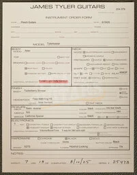 James Tyler Guitars | Tylerbaster - Tuckerberry Shmear