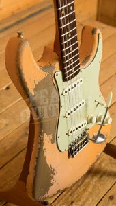 Fender Custom Shop Masterbuilt Dale Wilson 61 Strat - Heavy Relic Shell Pink