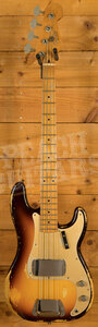 Fender Custom Shop Masterbuilt Levi Perry 58 Precision Bass | Heavy Relic Faded Chocolate Sunburst