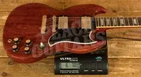 Gibson Custom 1961 Les Paul SG Standard Reissue Stop-Bar | Cherry Red - VOS