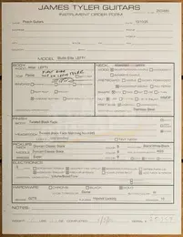 James Tyler Guitars | Studio Elite Left Handed - Twisted Black Fade