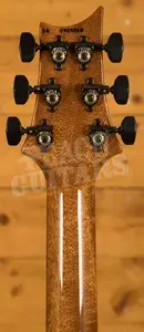 PRS Wood Library Custom 24 Semi-Hollow Faded Indigo Flame Artist Top w/Awabi Birds