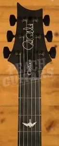 PRS Wood Library Custom 24 Semi-Hollow Faded Indigo Flame Artist Top w/Awabi Birds