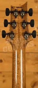 PRS Wood Library Custom 24 Semi-Hollow Faded Indigo Flame Artist Top w/Awabi Birds