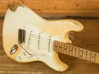 Fender Custom Shop Masterbuilt Levi Perry 56 Strat - Relic Aged Olympic White