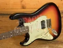 Fender Custom Shop 60 HSS Strat Left-Handed - Journeyman Relic 3-Tone Sunburst