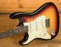 Fender Custom Shop 60 Strat Left-Handed - Journeyman Relic 3-Tone Sunburst