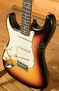 Fender Custom Shop 60 Strat Left-Handed - Journeyman Relic 3-Tone Sunburst