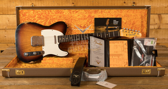 Fender Custom Shop '60 Tele Relic Faded Aged 3 Tone Sunburst