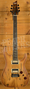 Schecter C-1 Exotic Spalted Maple - Satin Natural Vintage Burst