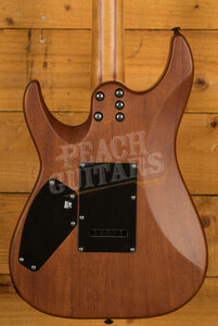 Schecter C-1 Exotic Spalted Maple - Satin Natural Vintage Burst