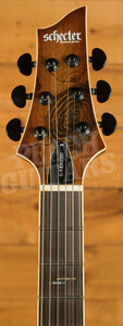 Schecter C-1 Exotic Spalted Maple - Satin Natural Vintage Burst