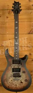 PRS SE Custom 24-08 Poplar Burl Limited Edition - Charcoal Cherry Midnight Burst