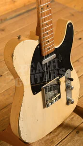 Fender Custom Shop Masterbuilt Levi Perry 52 Tele - Relic White Blonde