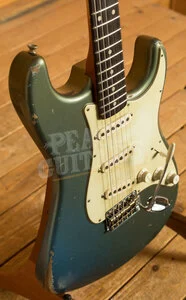 Fender Custom Shop Masterbuilt Levi Perry 62 Strat - Relic Super Faded Aged Lake Placid Blue