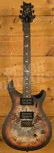 PRS SE Custom 24-08 Poplar Burl Limited Edition - Charcoal Cherry Midnight Burst