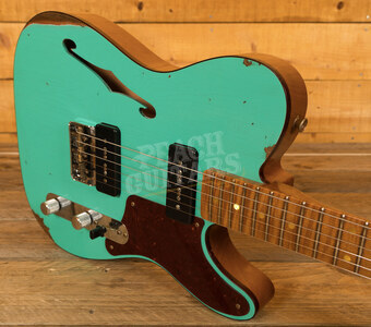 Fender Custom Shop Limited P90 Tele Thinline Relic Sea Foam Green