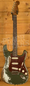 Fender Custom Shop Limited 60 Strat - Super Heavy Relic Aged Olive Green