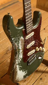 Fender Custom Shop Limited 60 Strat - Super Heavy Relic Aged Olive Green