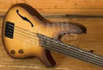 Ibanez SR Workshop Basses | SRH505F - Natural Browned Burst Flat