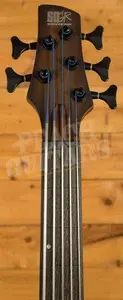 Ibanez SR Workshop Basses | SRH505F - Natural Browned Burst Flat