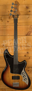 Novo Custom Series Ivorus Fretless Bass | 3 Tone Burst