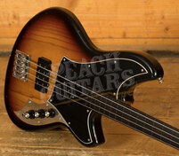 Novo Custom Series Ivorus Fretless Bass | 3 Tone Burst