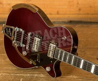 Gretsch G6134TFM-NH Nigel Hendroff Signature Penguin Dark Cherry Metallic Flame
