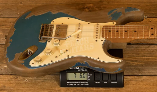 Xotic California Classic XSC-2 - Lake Placid Blue Super Heavy Ageing