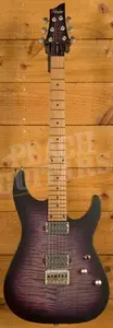 Schecter C-1 Standard Plus - Roasted Maple - Transparent Purple Burst