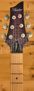 Schecter C-1 Standard Plus - Roasted Maple - Transparent Purple Burst