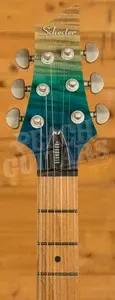 Schecter C-1 Standard Plus - Roasted Maple - Blue Fade