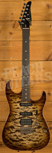 Tom Anderson Drop Top | Natural Mocha Burst w/Binding